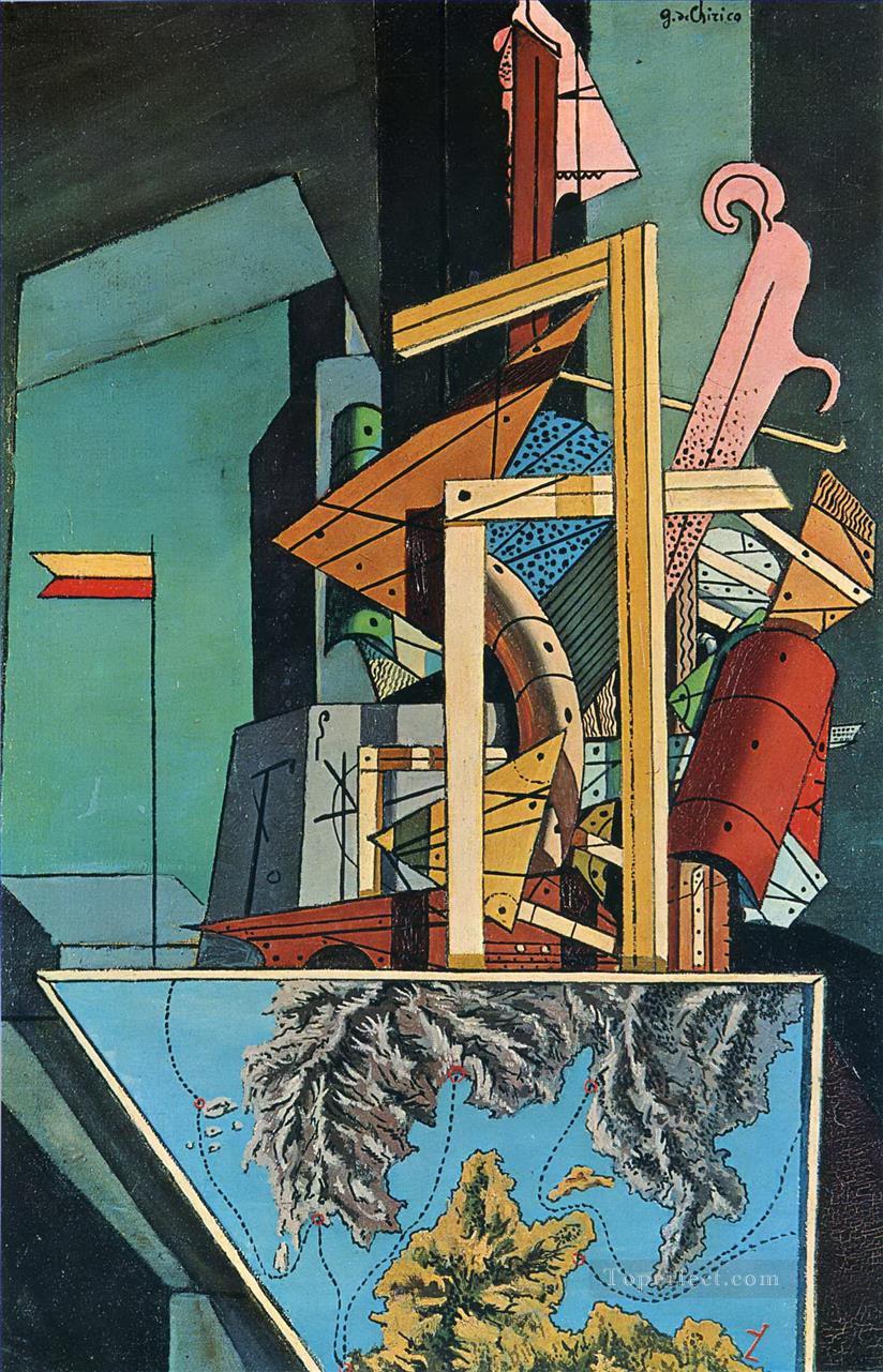 melancholy of department 1916 Giorgio de Chirico Metaphysical surrealism Oil Paintings